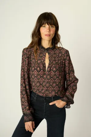 Classic Hoodie Layered Hem Detailing GEORGIA TOP