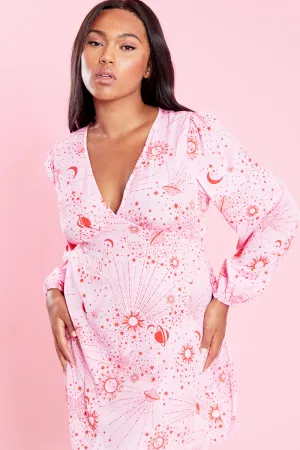 Stretch waistband Estella Mini Tea Dress - Curve