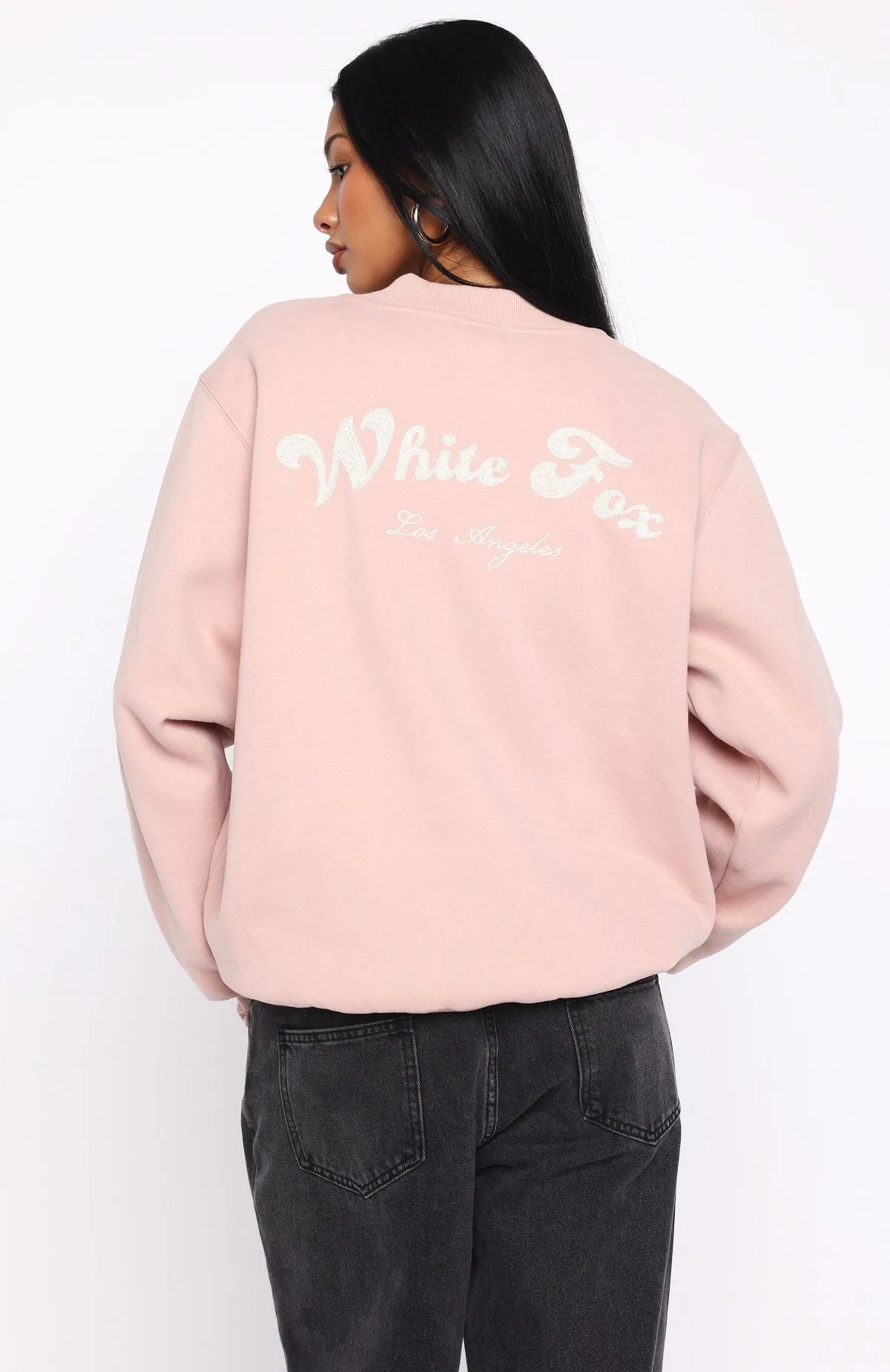 Cold Daywear Through Thick And Thin Oversized Sweater Dusty Pink