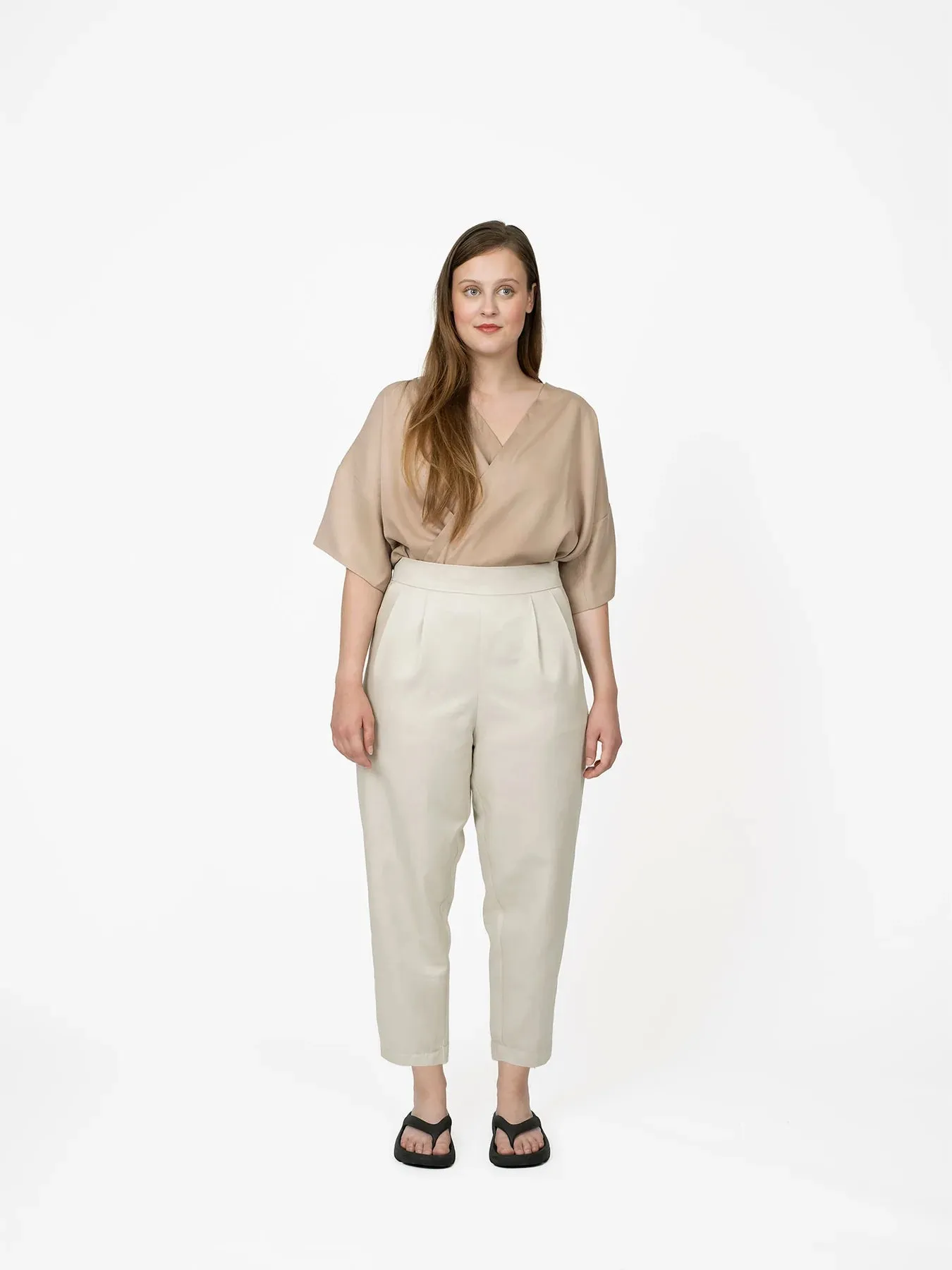 THE ASSEMBLY LINE • Pleated Trousers Sewing Pattern (L - 3XL)
