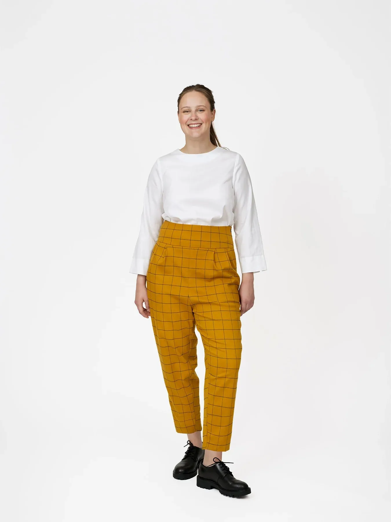 THE ASSEMBLY LINE • Pleated Trousers Sewing Pattern (L - 3XL)