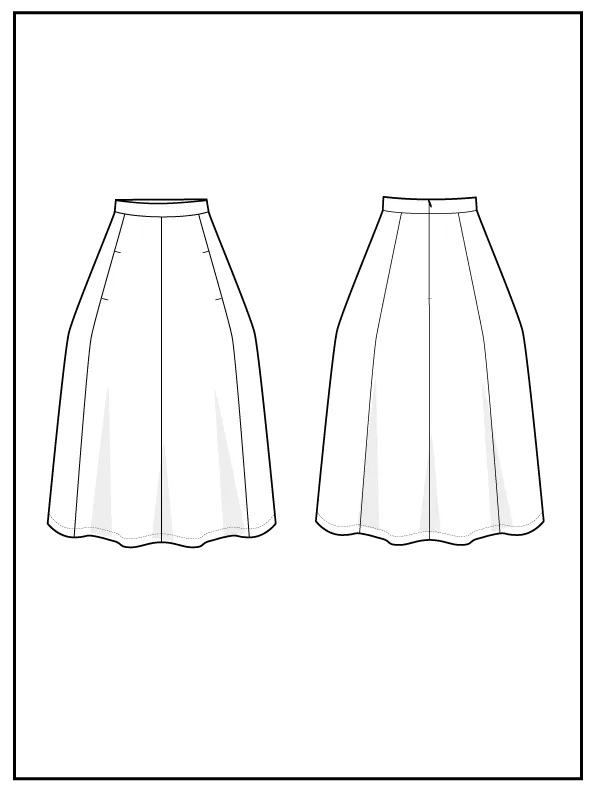 THE ASSEMBLY LINE • Tulip Skirt Sewing Pattern