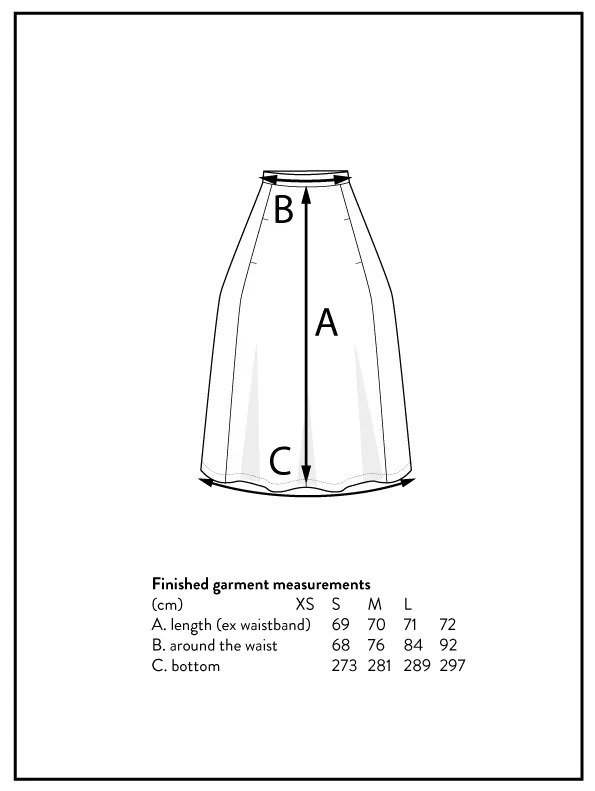 THE ASSEMBLY LINE • Tulip Skirt Sewing Pattern
