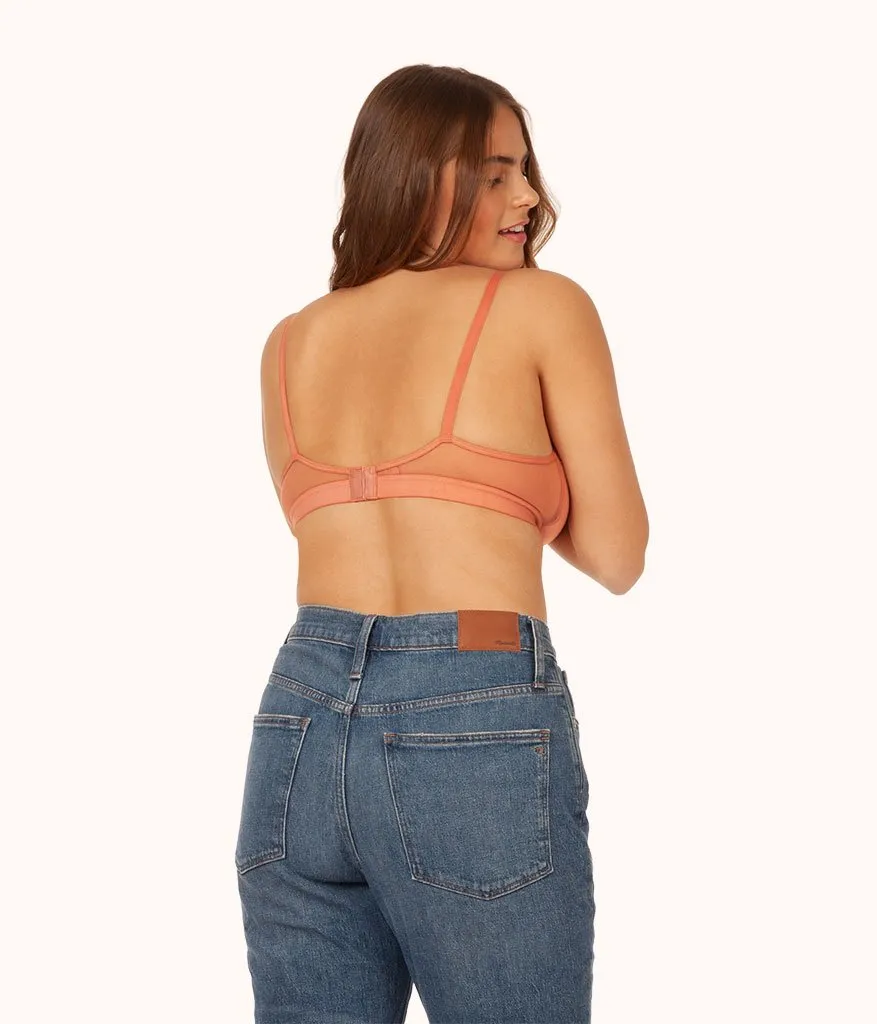 The Busty Maternity Bralette: Terracotta