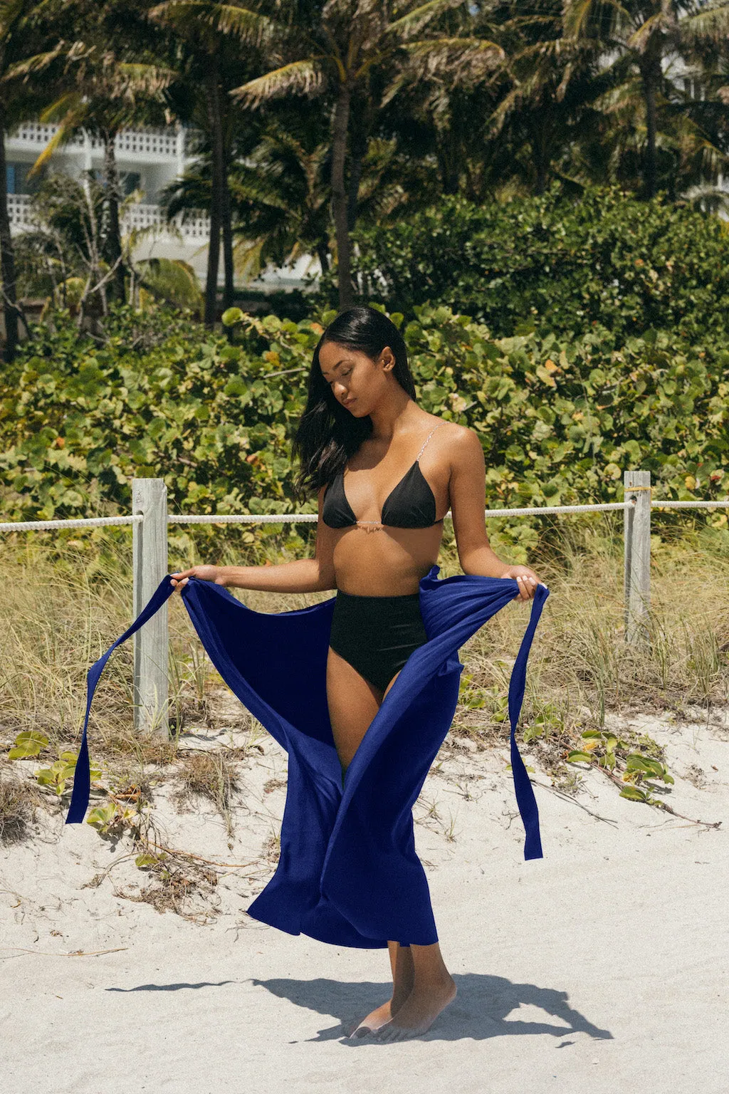 THE COVER UP SKIRT - BLACK