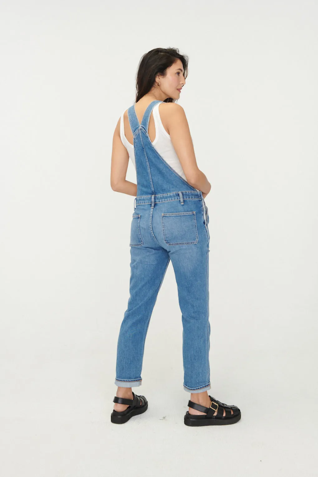 The Denim Maternity Dungarees