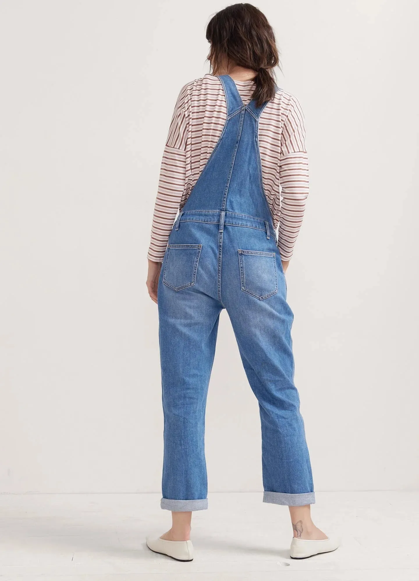 The Denim Maternity Dungarees