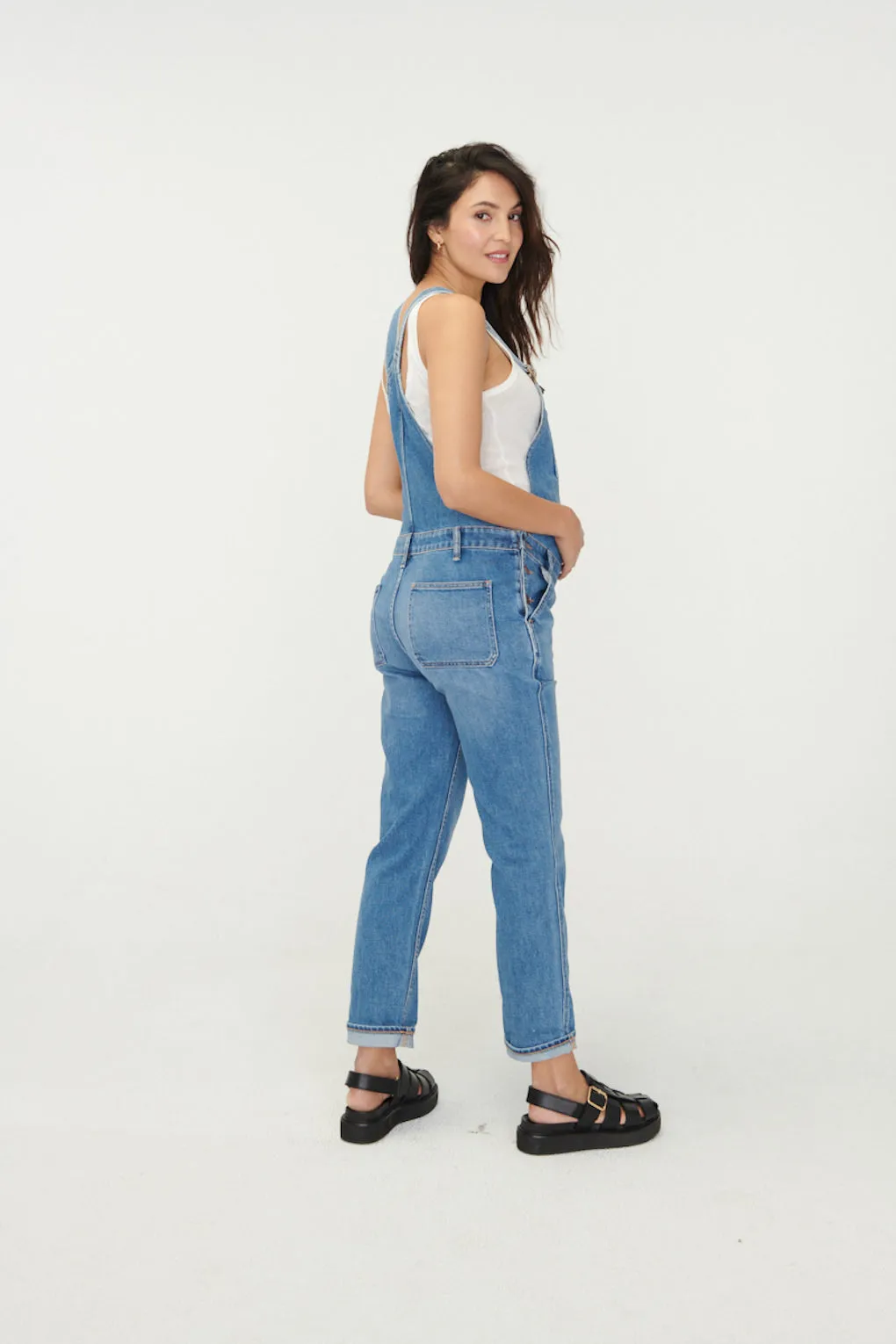 The Denim Maternity Dungarees