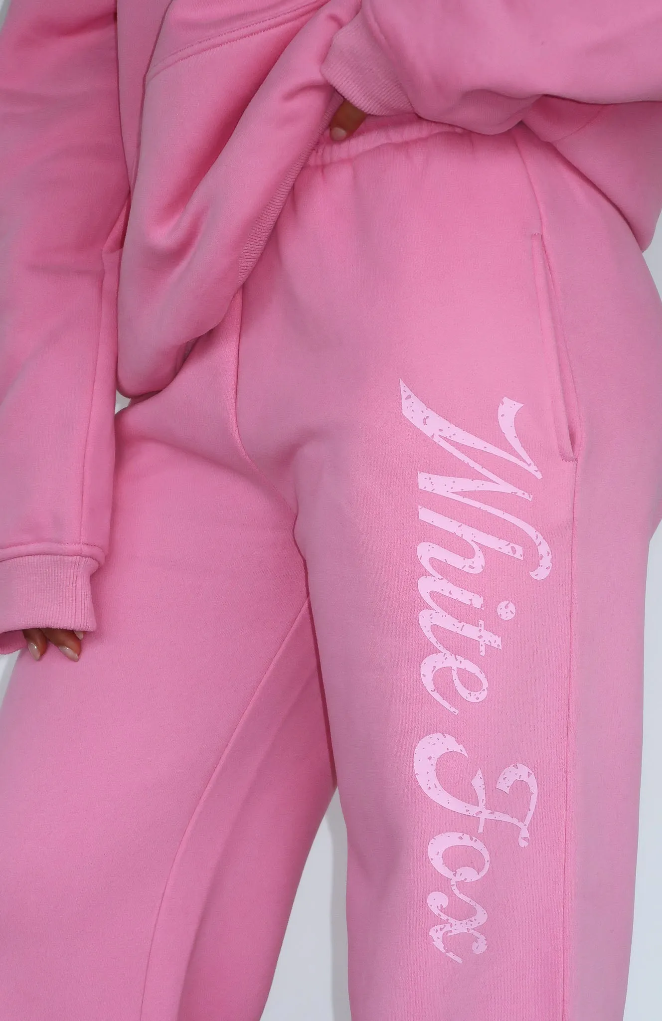 The Good Life Wide Leg Sweatpants Pink Layer Ready