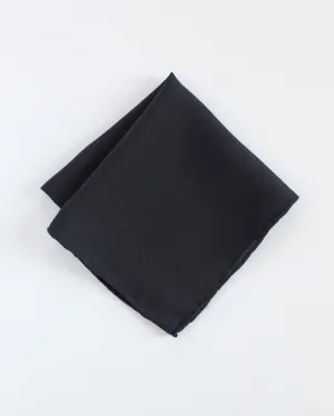 'The Hankie' Washable Silk Scarf in Charcoal