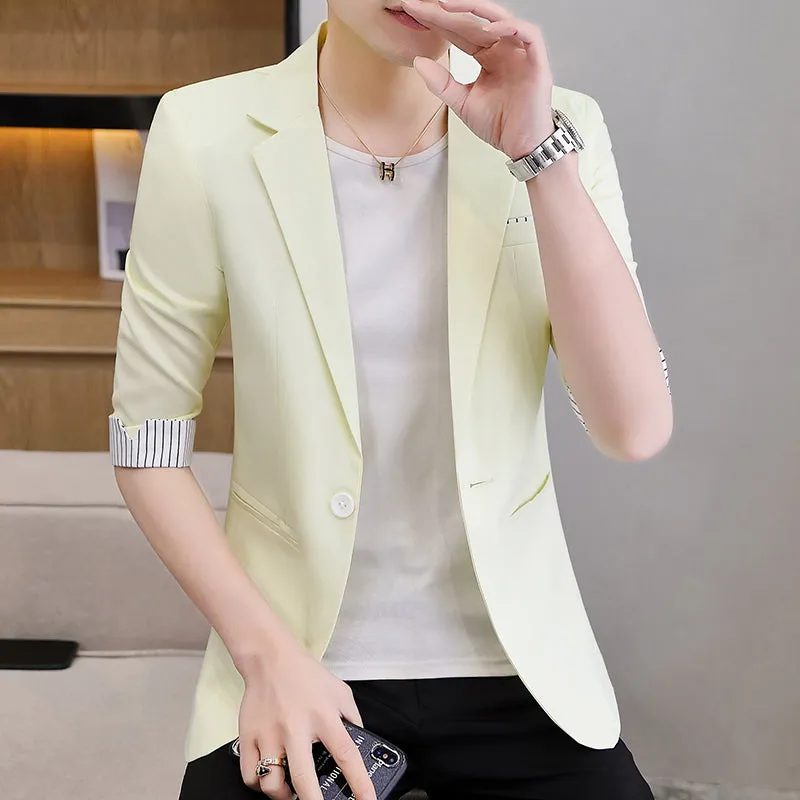 The Reviello Short Sleeve Korean Jacket
