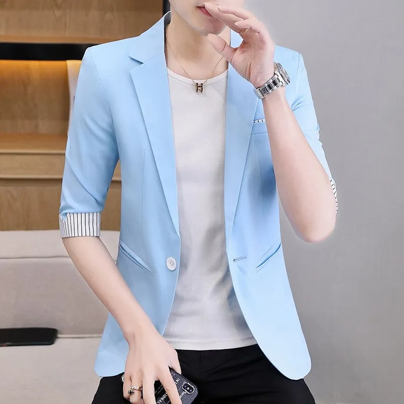 The Reviello Short Sleeve Korean Jacket