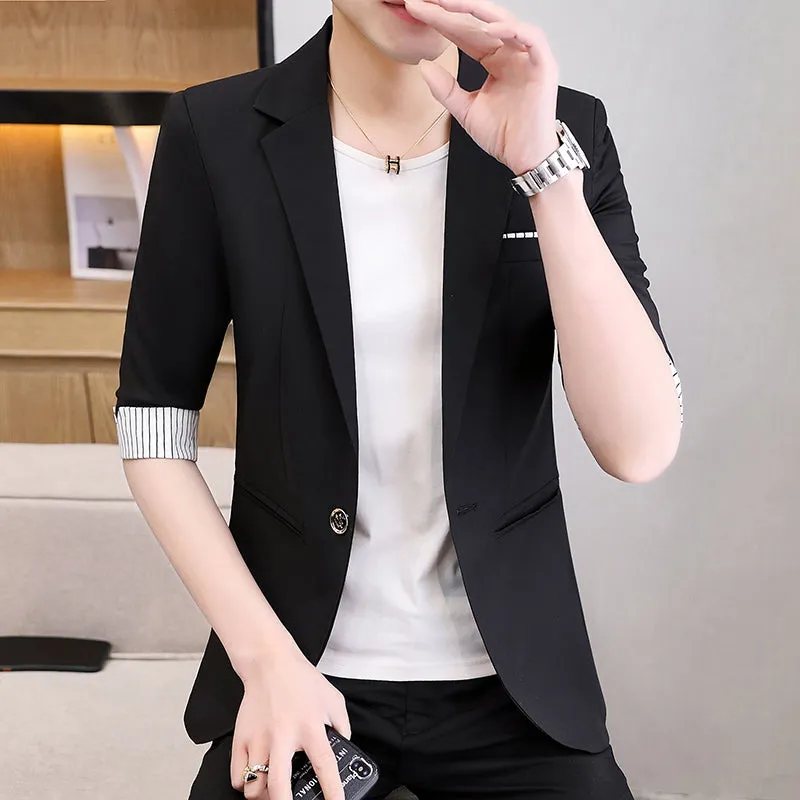 The Reviello Short Sleeve Korean Jacket
