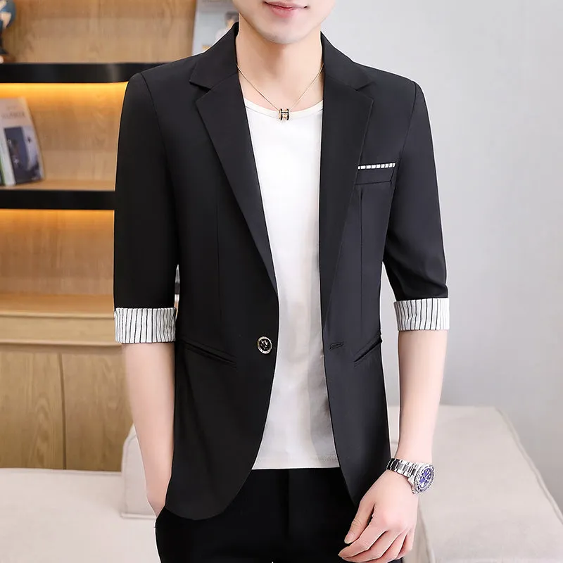 The Reviello Short Sleeve Korean Jacket