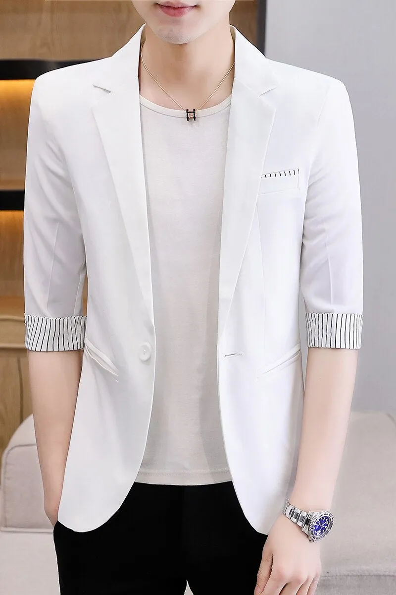 The Reviello Short Sleeve Korean Jacket