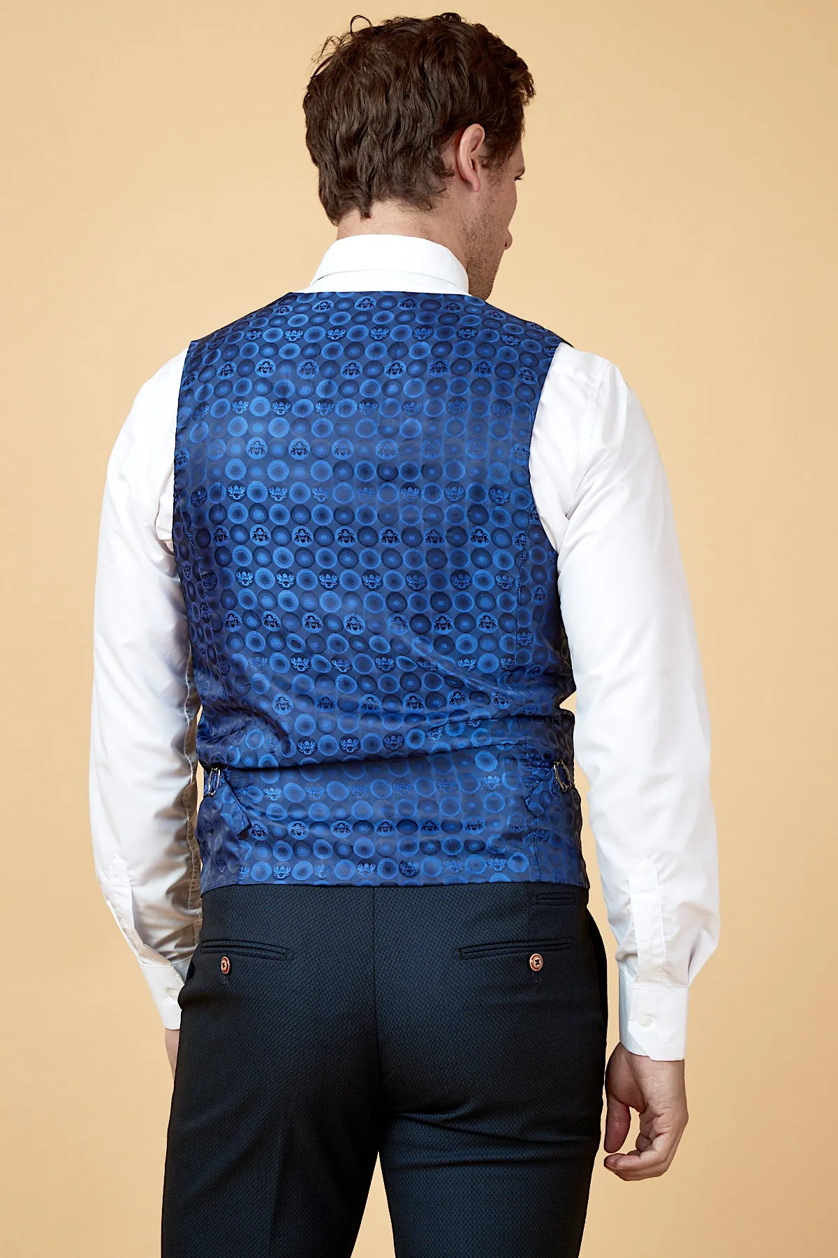 The WHU Collection - MAX Navy Three Piece Suit As Worn By Max Kilman