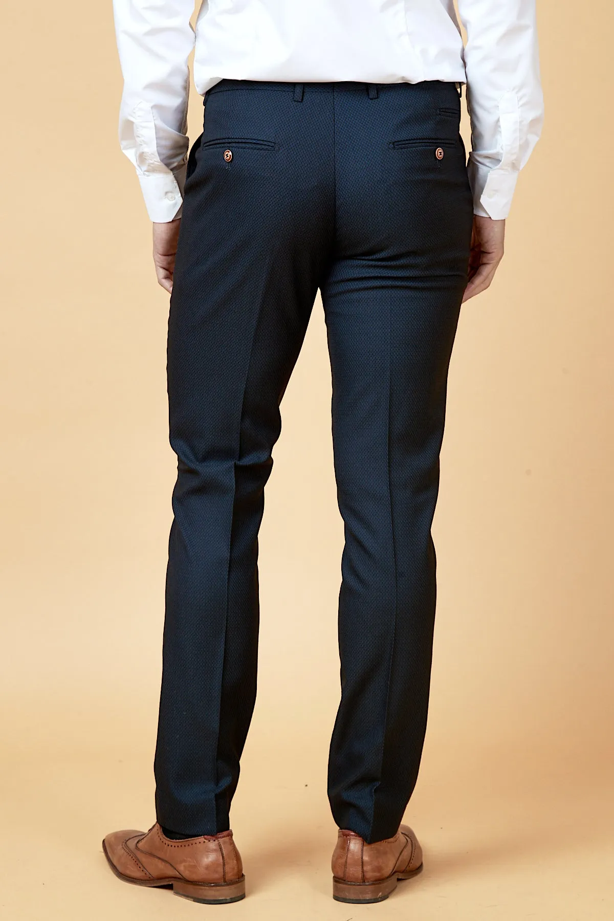 The WHU Collection - MAX Navy Three Piece Suit As Worn By Max Kilman