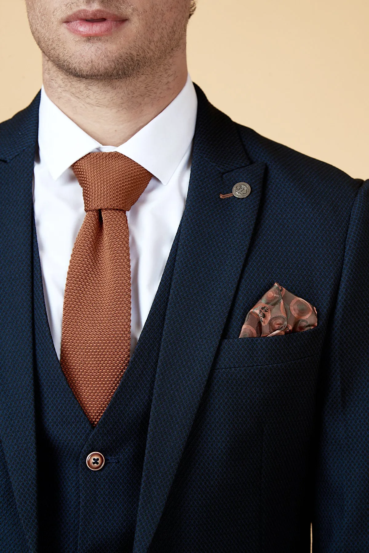 The WHU Collection - MAX Navy Three Piece Suit As Worn By Max Kilman