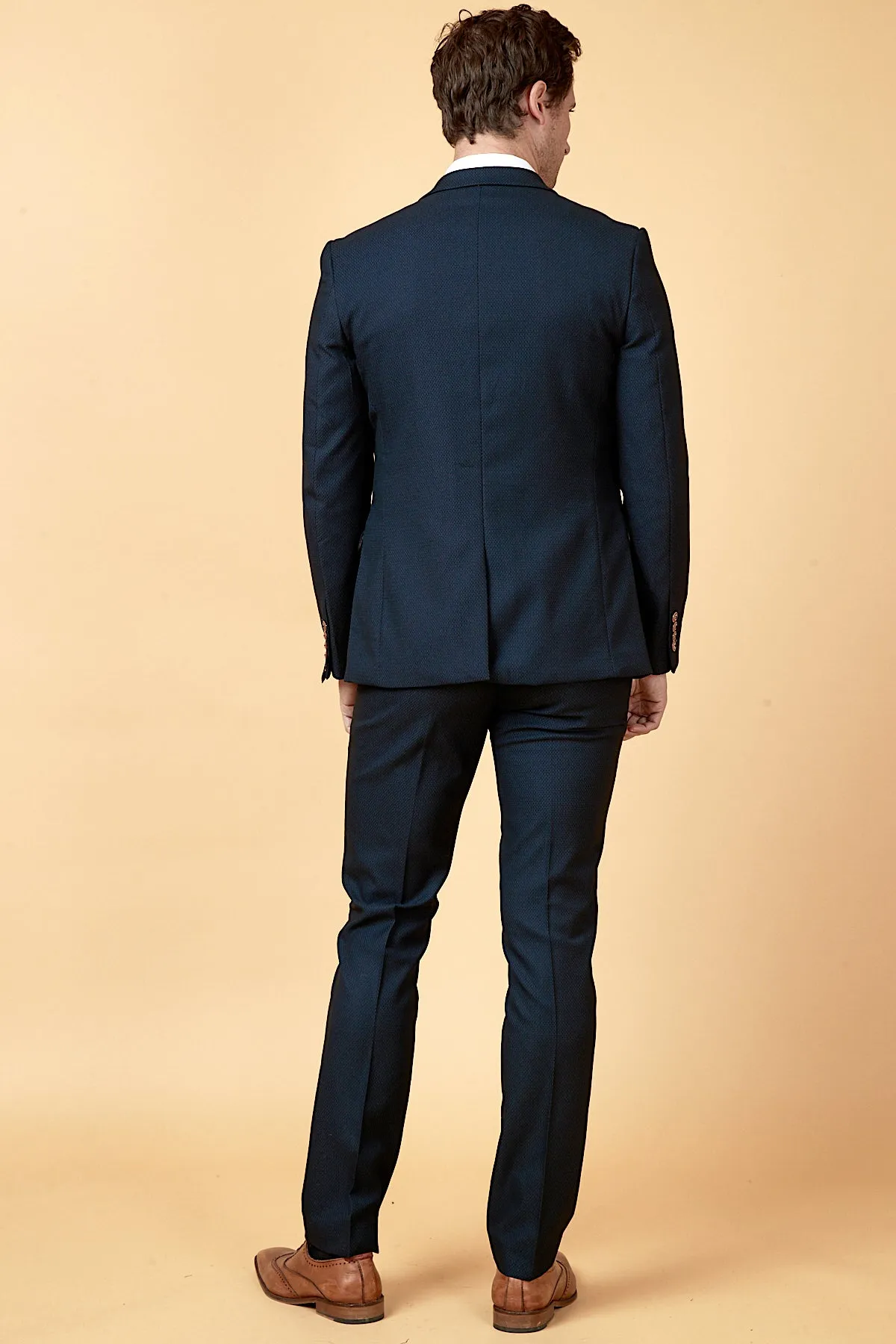The WHU Collection - MAX Navy Three Piece Suit As Worn By Max Kilman