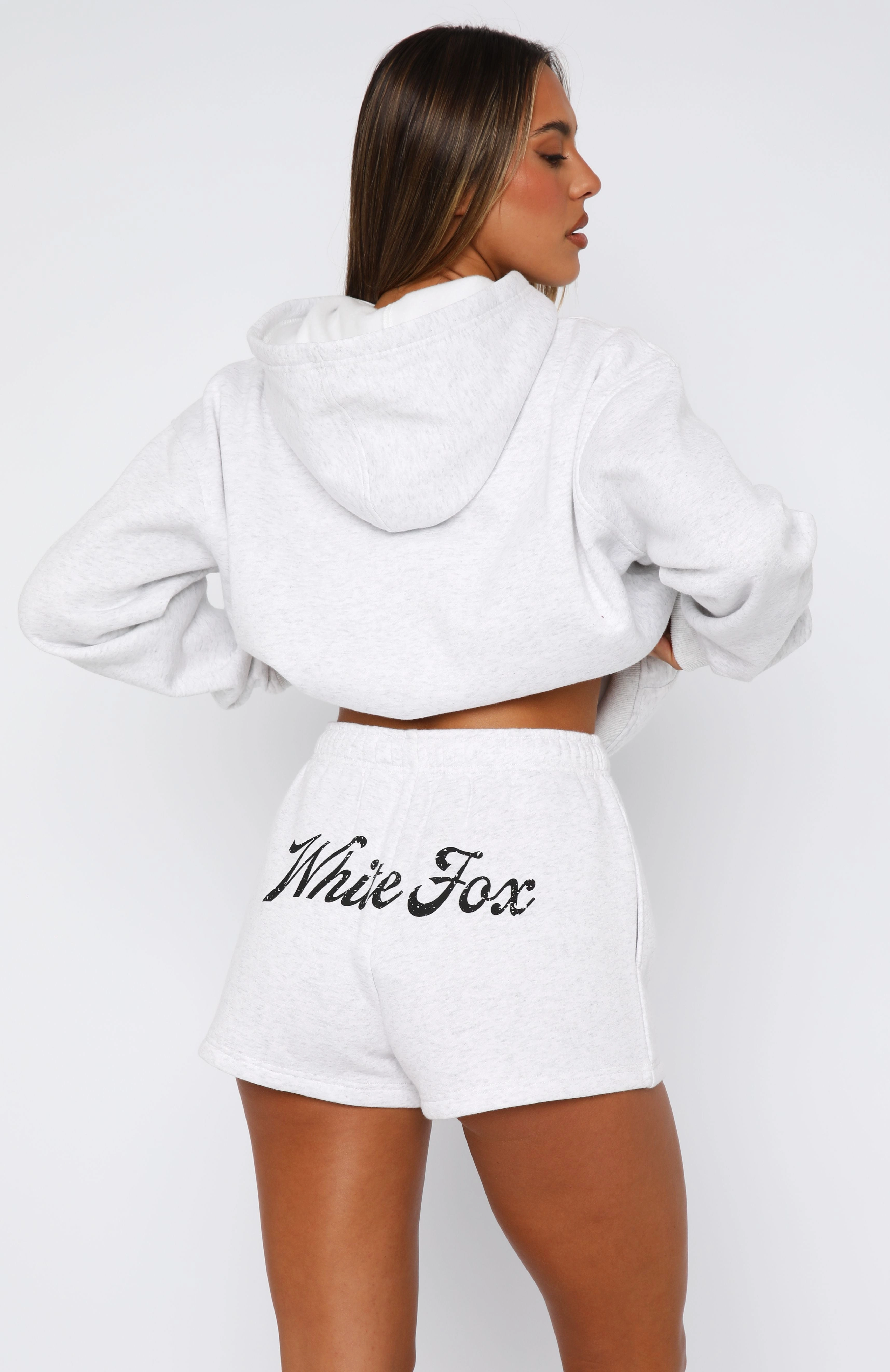 The Good Life Lounge Shorts Grey Marle ShapeRetention Fabric