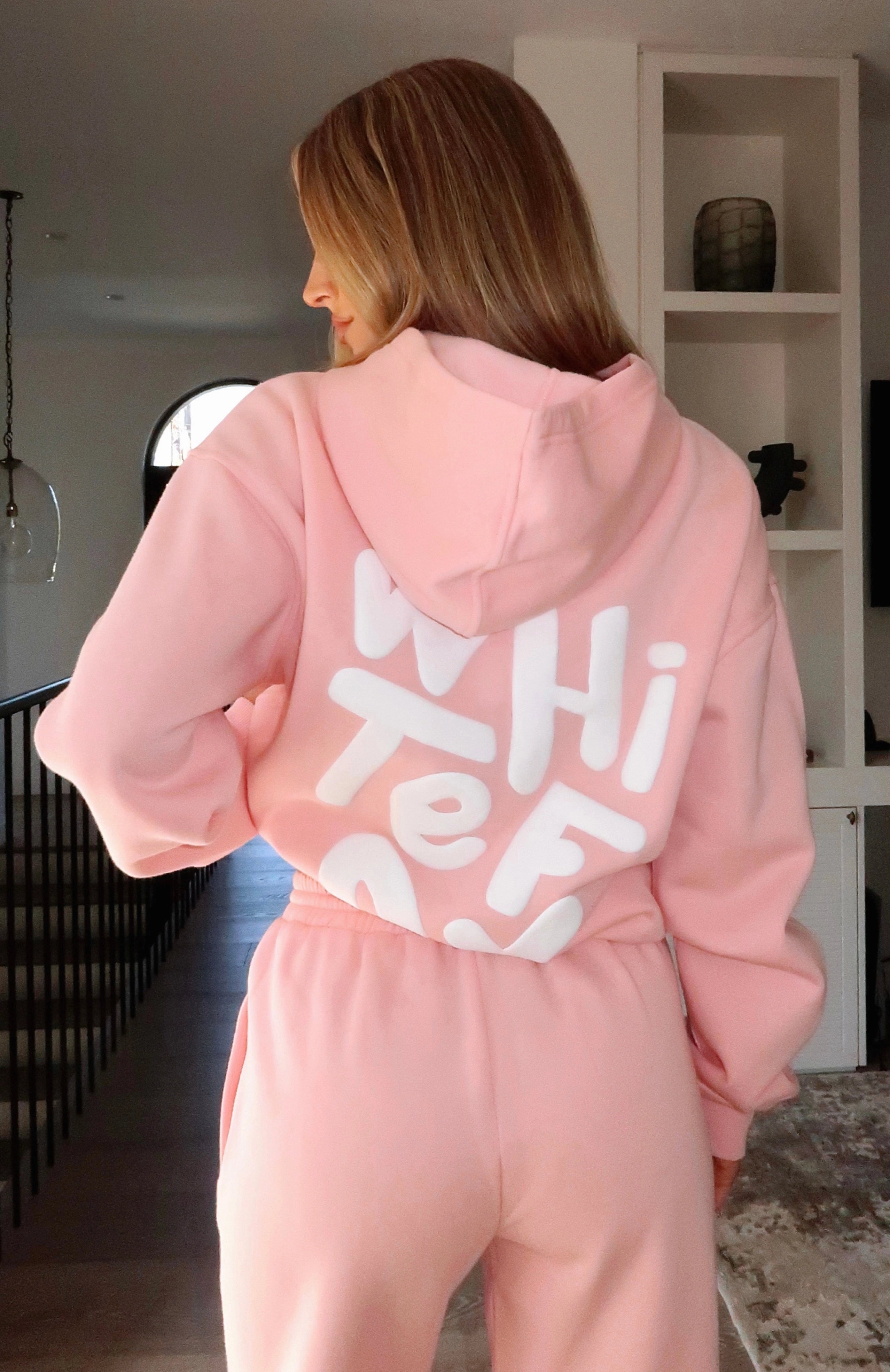 The New Standard Oversized Hoodie Pink Street Style