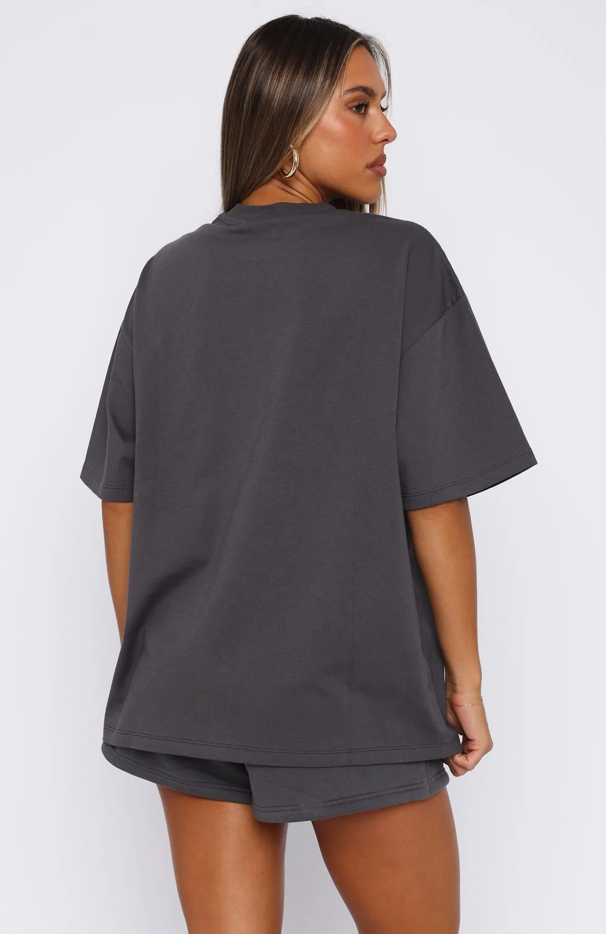 DoubleStitchedSeams Pick You A Flower Oversized Tee Volcanic