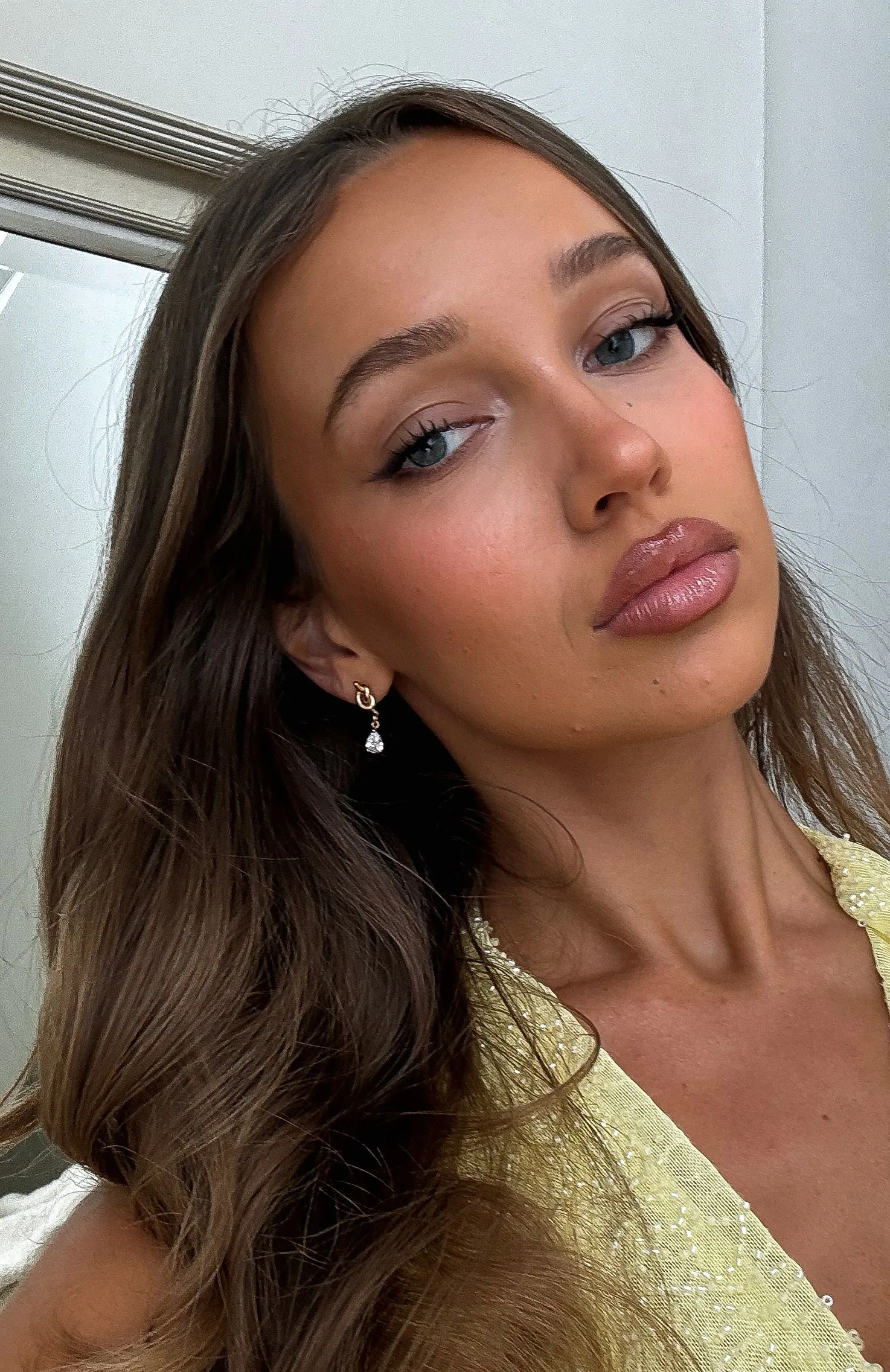 FrictionResistant Edges Fade Resistant Treatment Bear Earrings Gold