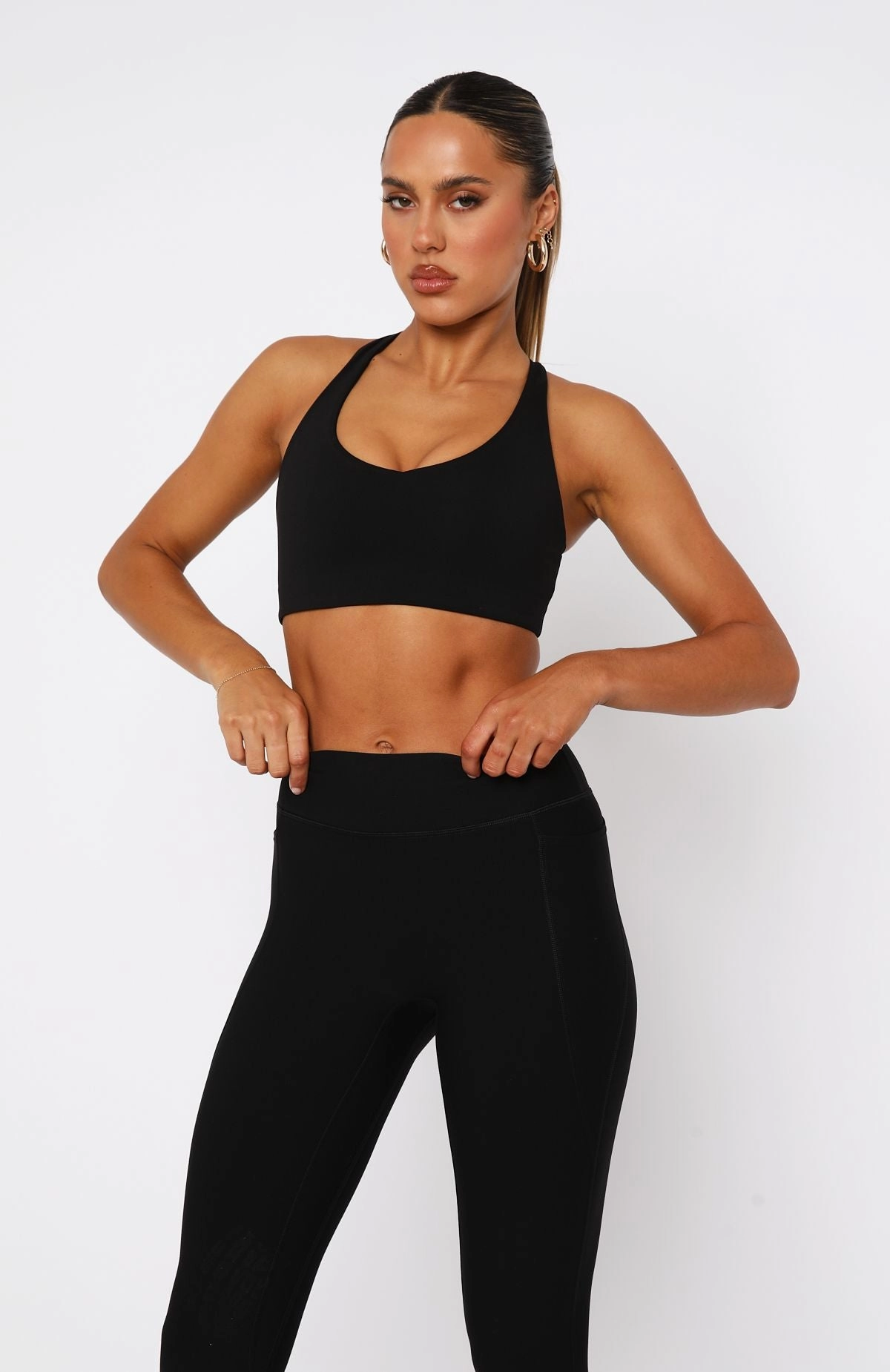 Stamina Sports Bra Black BondedEdges