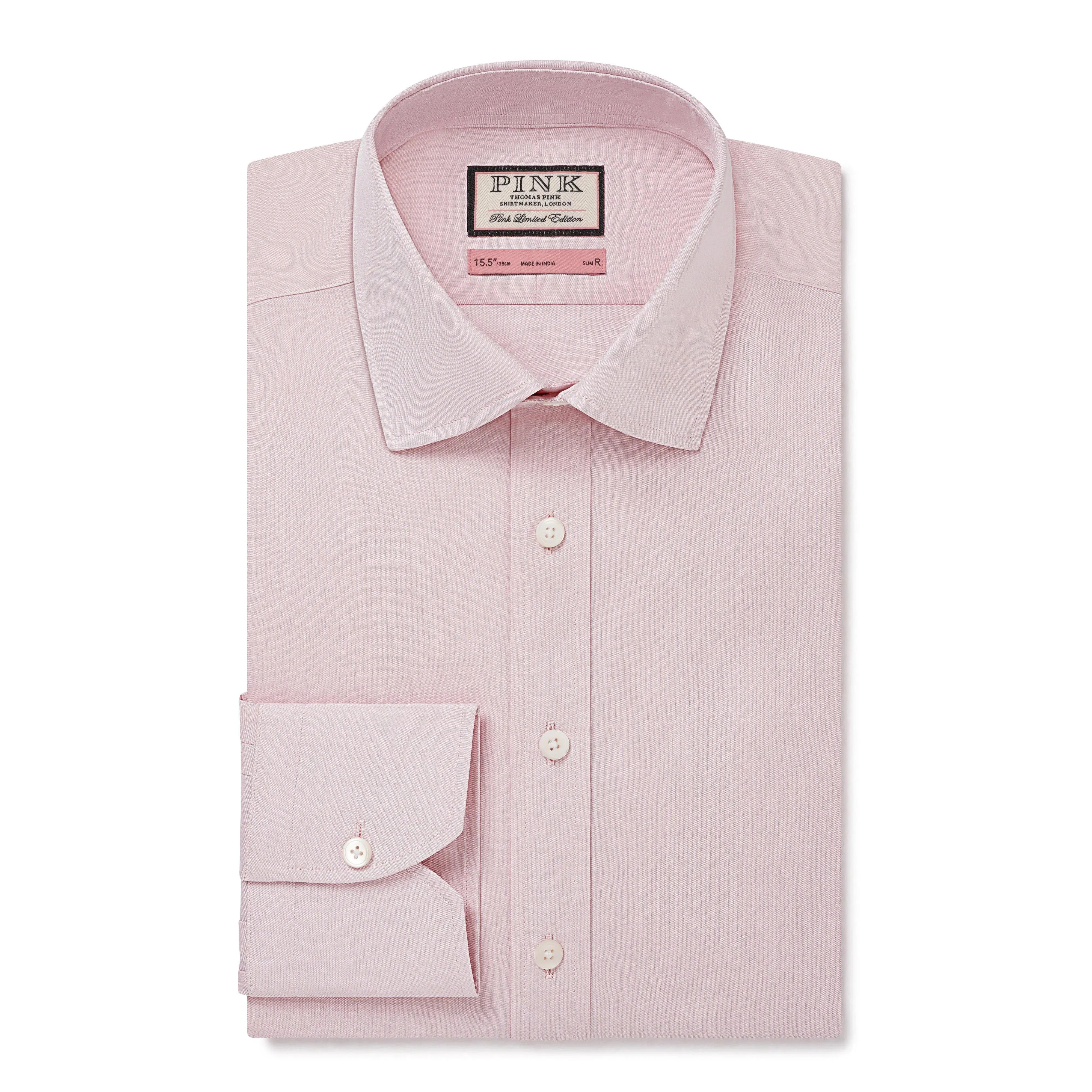 Thomas Pink Slim Fit Formal Dry Voile Shirt