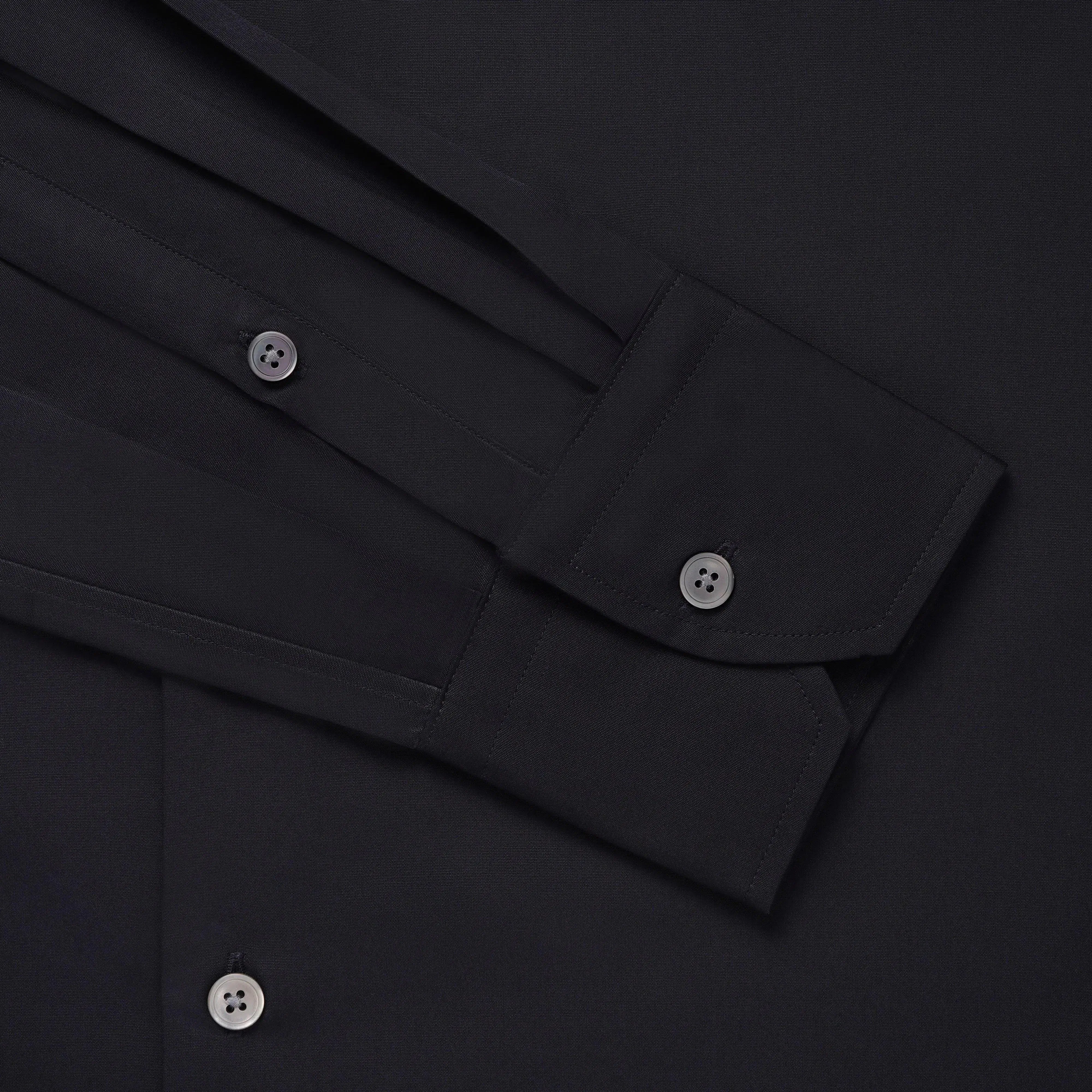 Thomas Pink Slim Fit Formal Eco Super Poplin Shirt Dark Navy