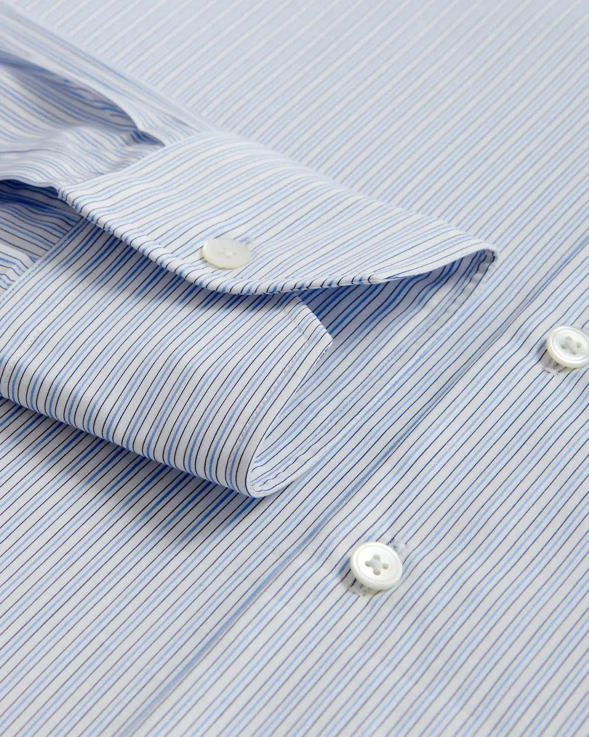 Thomas Pink Slim Fit Formal Fine City Stripe Shirt