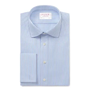 Thomas Pink Slim Fit Formal Poplin Bengal Shirt