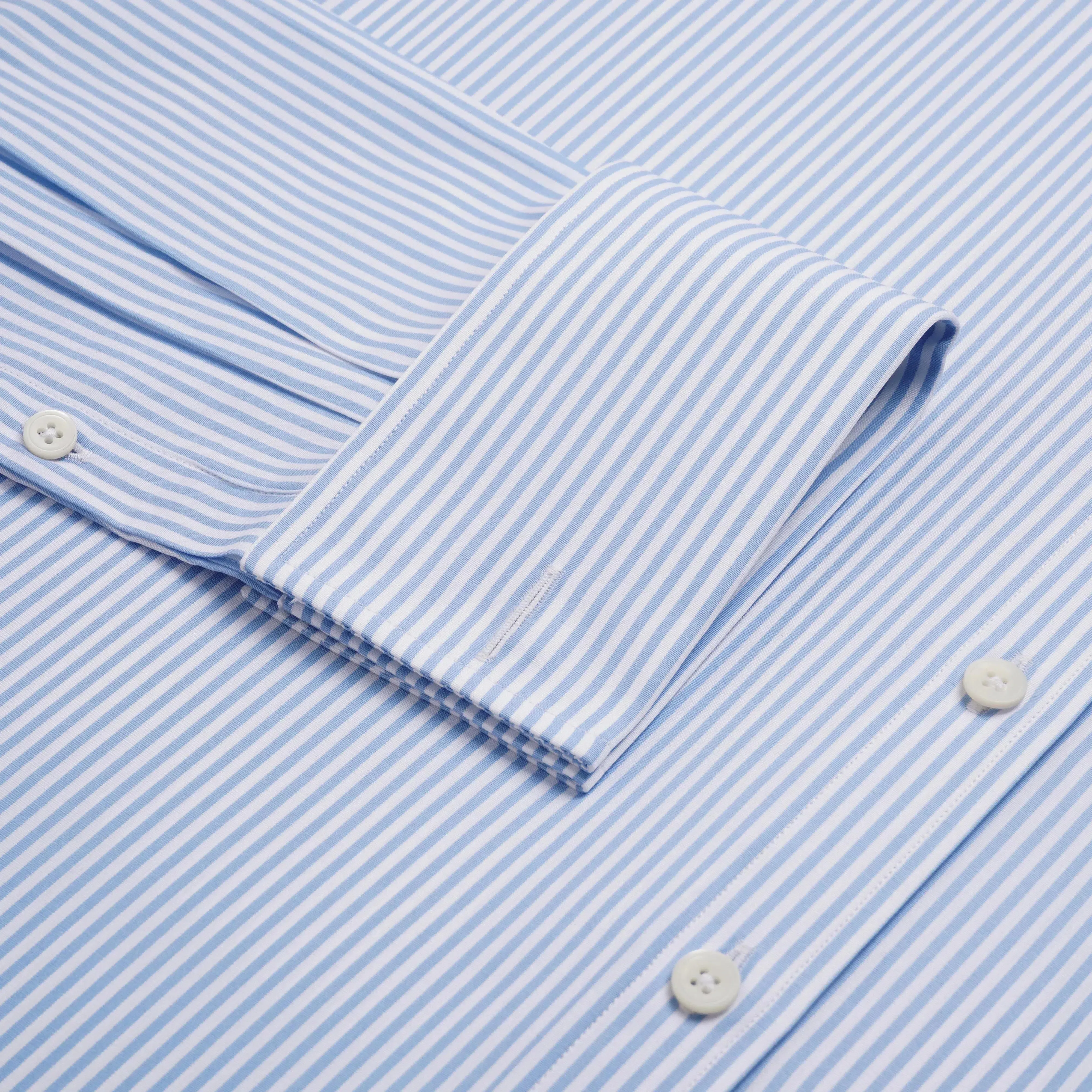 Thomas Pink Slim Fit Formal Poplin Bengal Shirt
