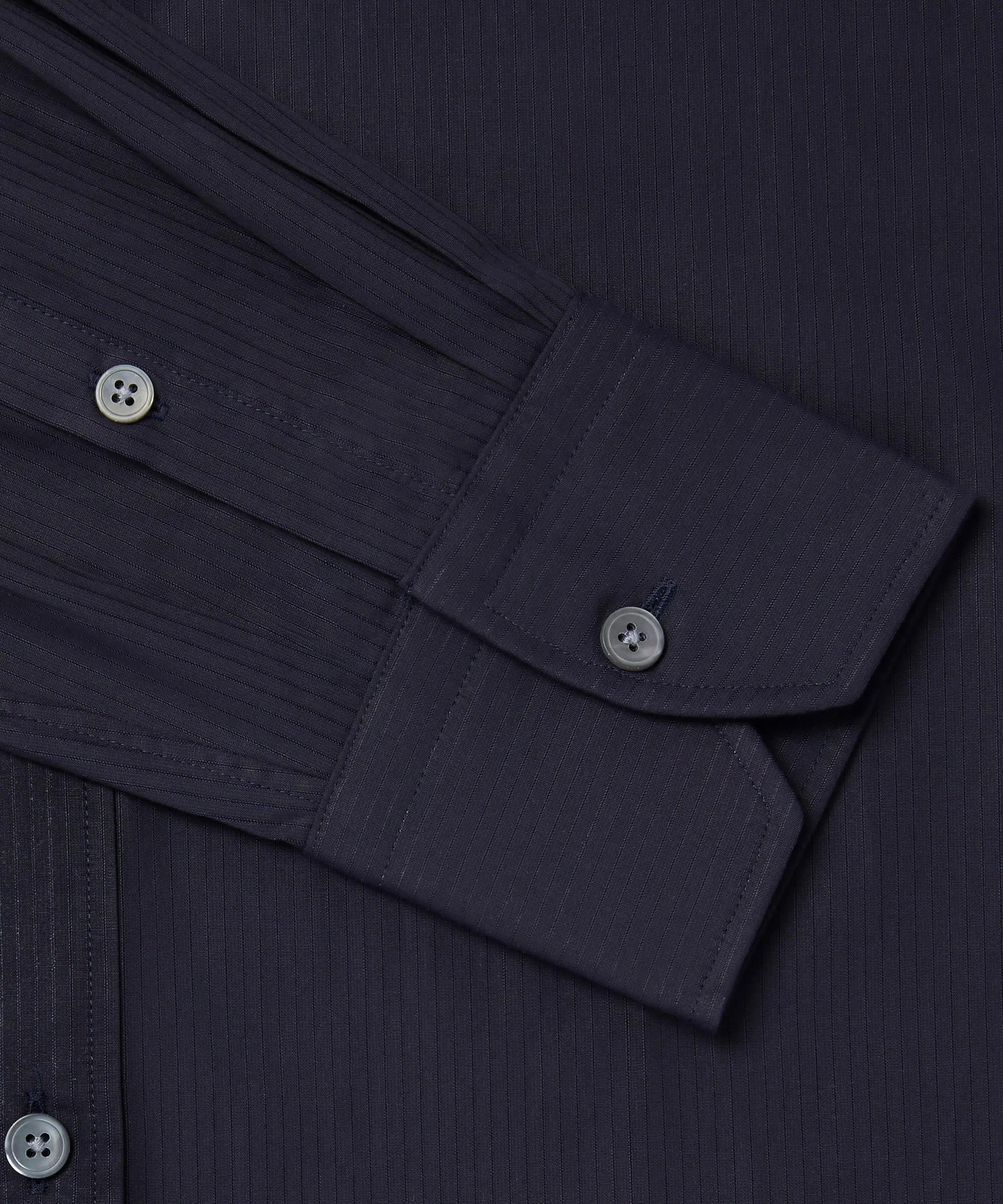 Thomas Pink Slim Fit Formal Poplin Needle Stripe Shirt