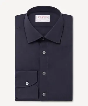Thomas Pink Slim Fit Formal Poplin Needle Stripe Shirt