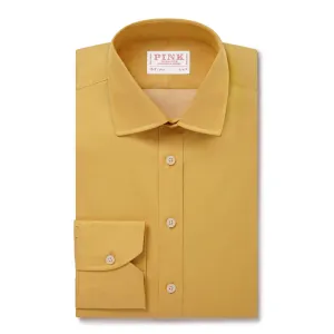 Thomas Pink Slim Fit Formal Solid Colour Twill Shirt