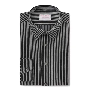 Thomas Pink Slim Fit Smart Casual Indigo Twill Stripe Shirt