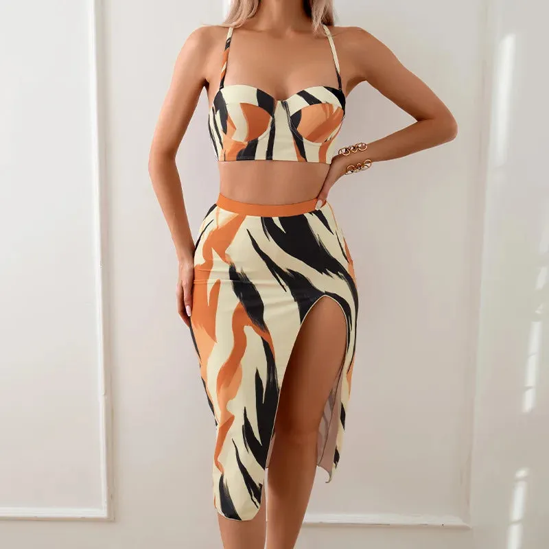 Three Piece Swim Suits with Skirt