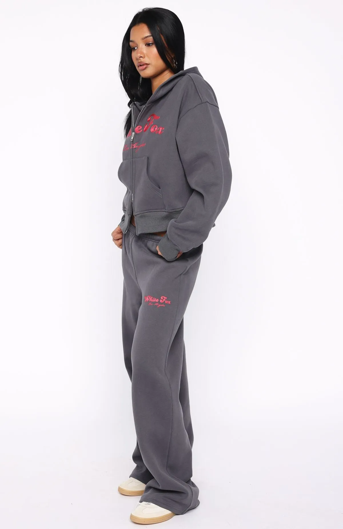 Through Thick And Thin Wide Leg Sweatpants Volcanic Relaxed Style