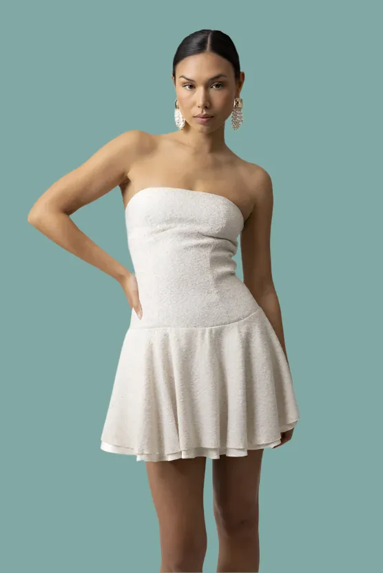 Addie Mini Dress TonalStitching