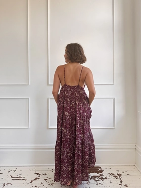 Tiered Maxi Dress Smooth Vibes Simple Touch