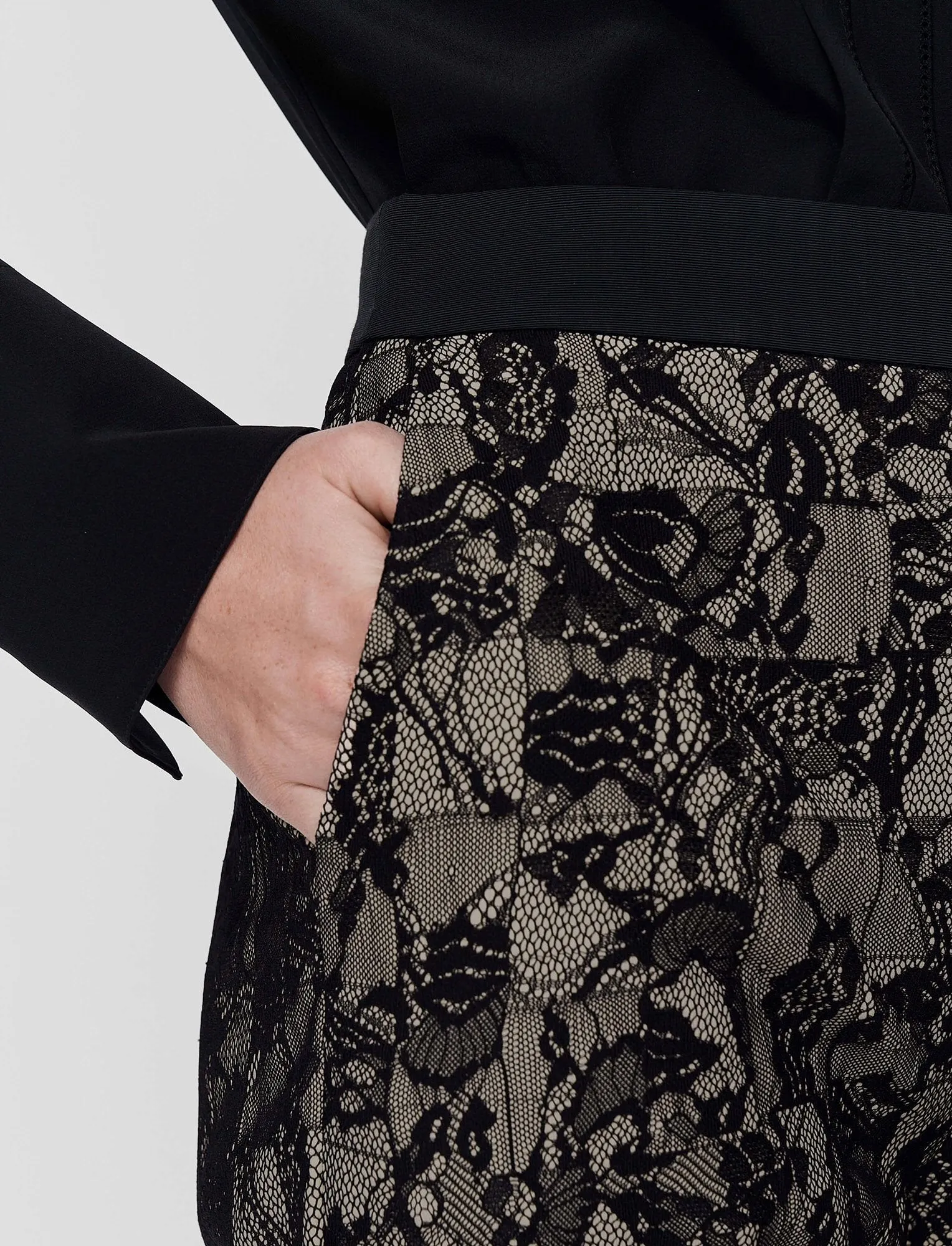 TOKYO PANT WITH PATCHWORK LACE