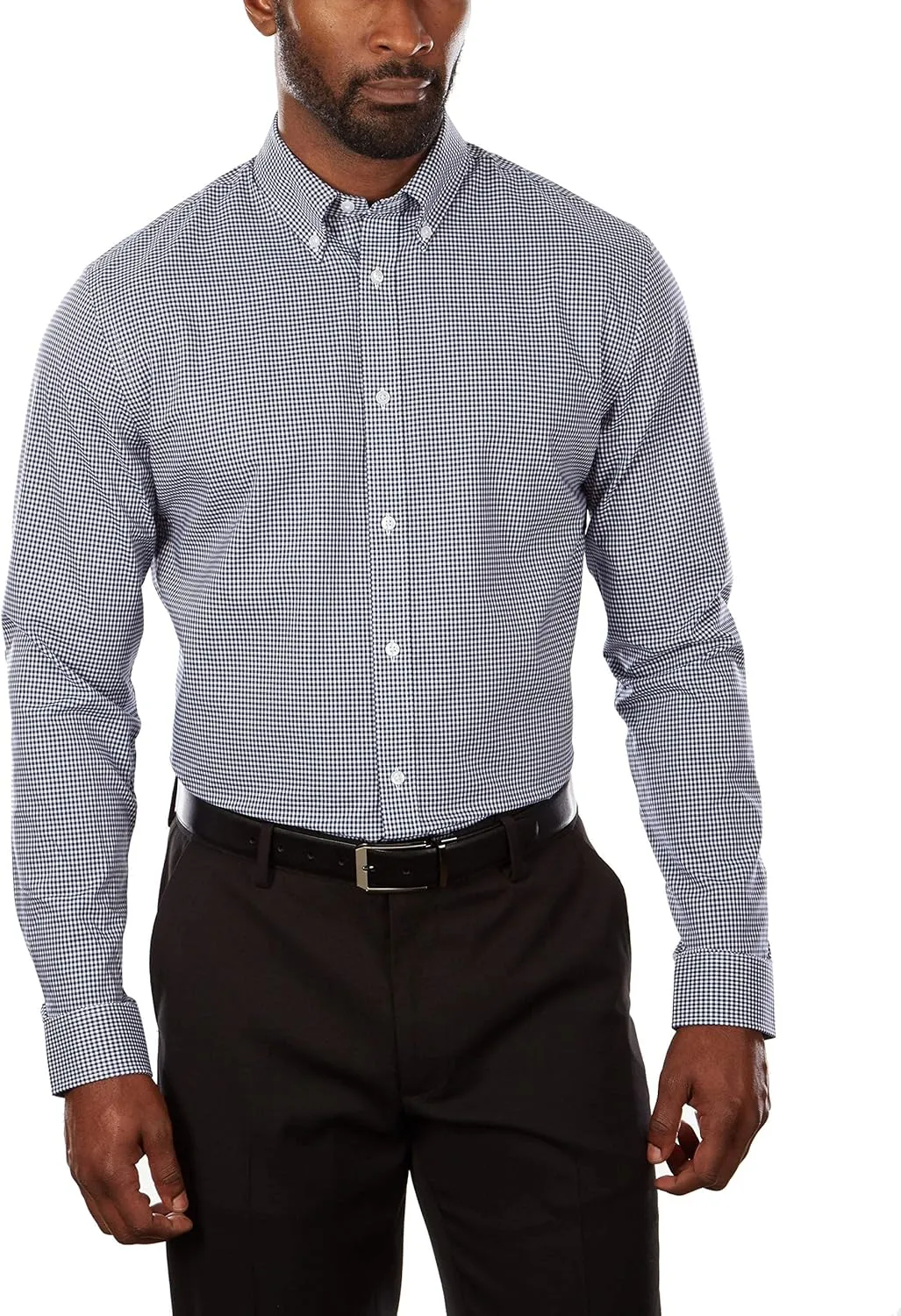 Tommy Hilfiger Men's Dress Shirt Slim Fit Non Iron Gingham