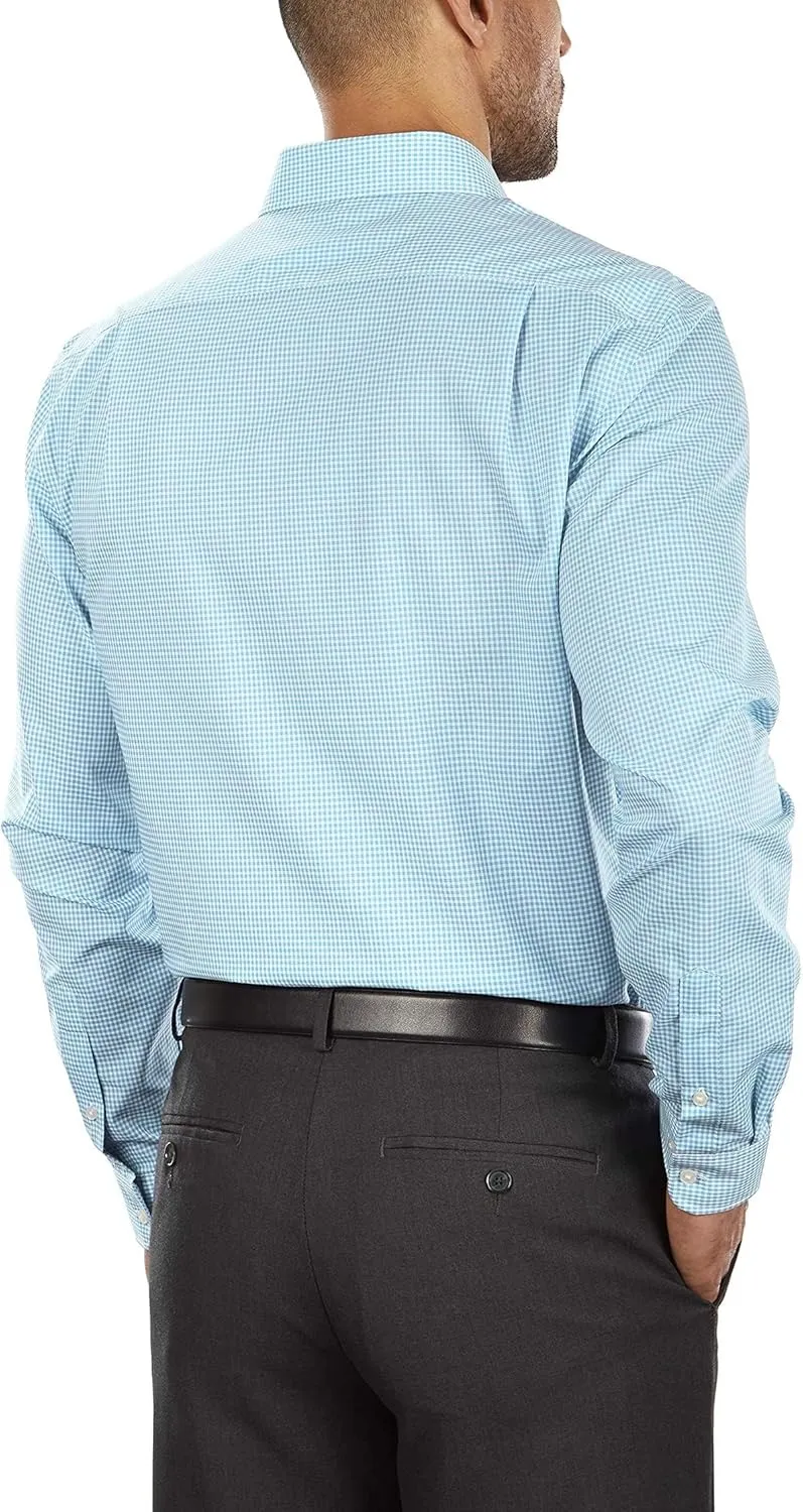 Tommy Hilfiger Men's Dress Shirt Slim Fit Non Iron Gingham