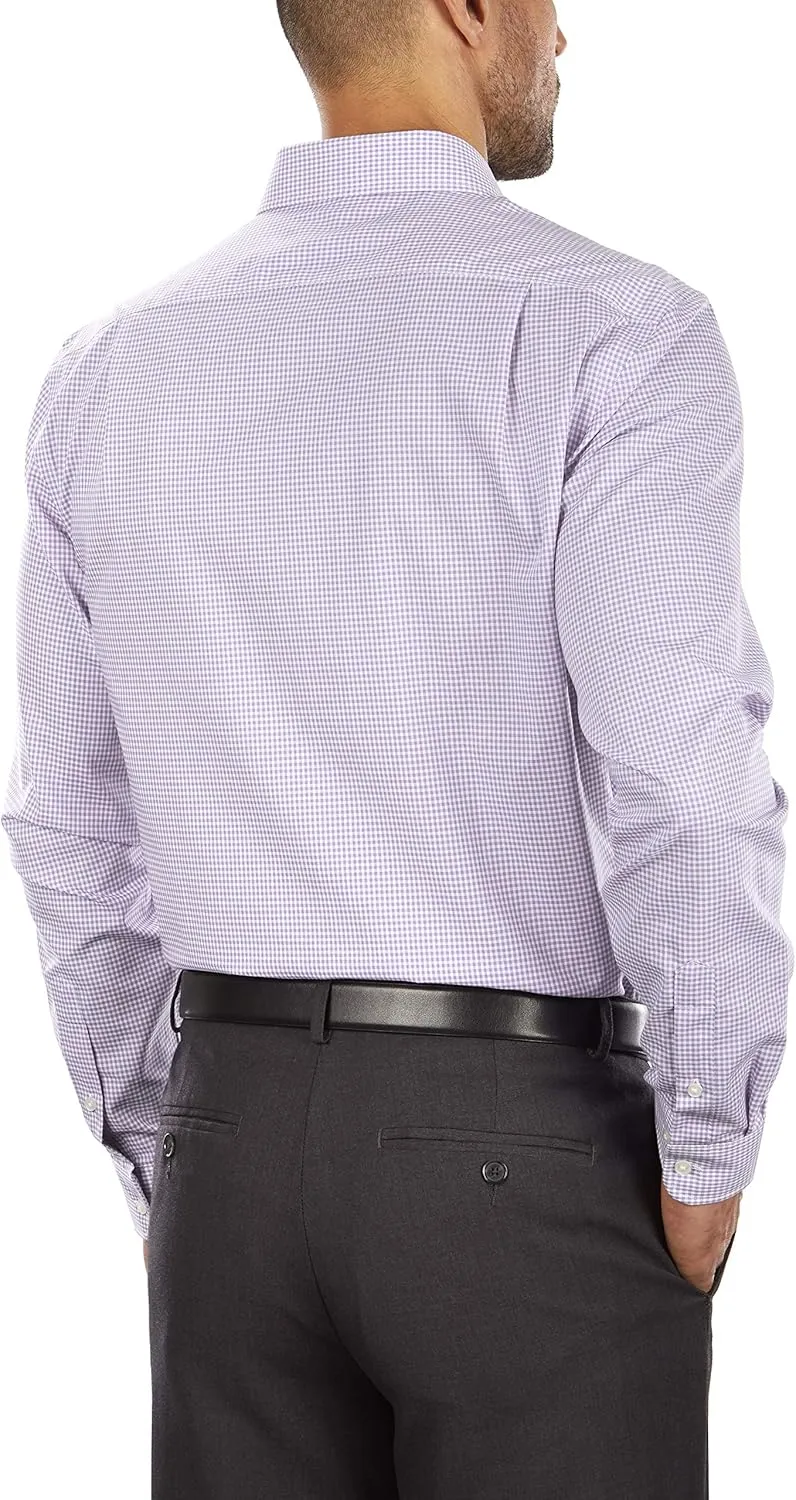 Tommy Hilfiger Men's Dress Shirt Slim Fit Non Iron Gingham