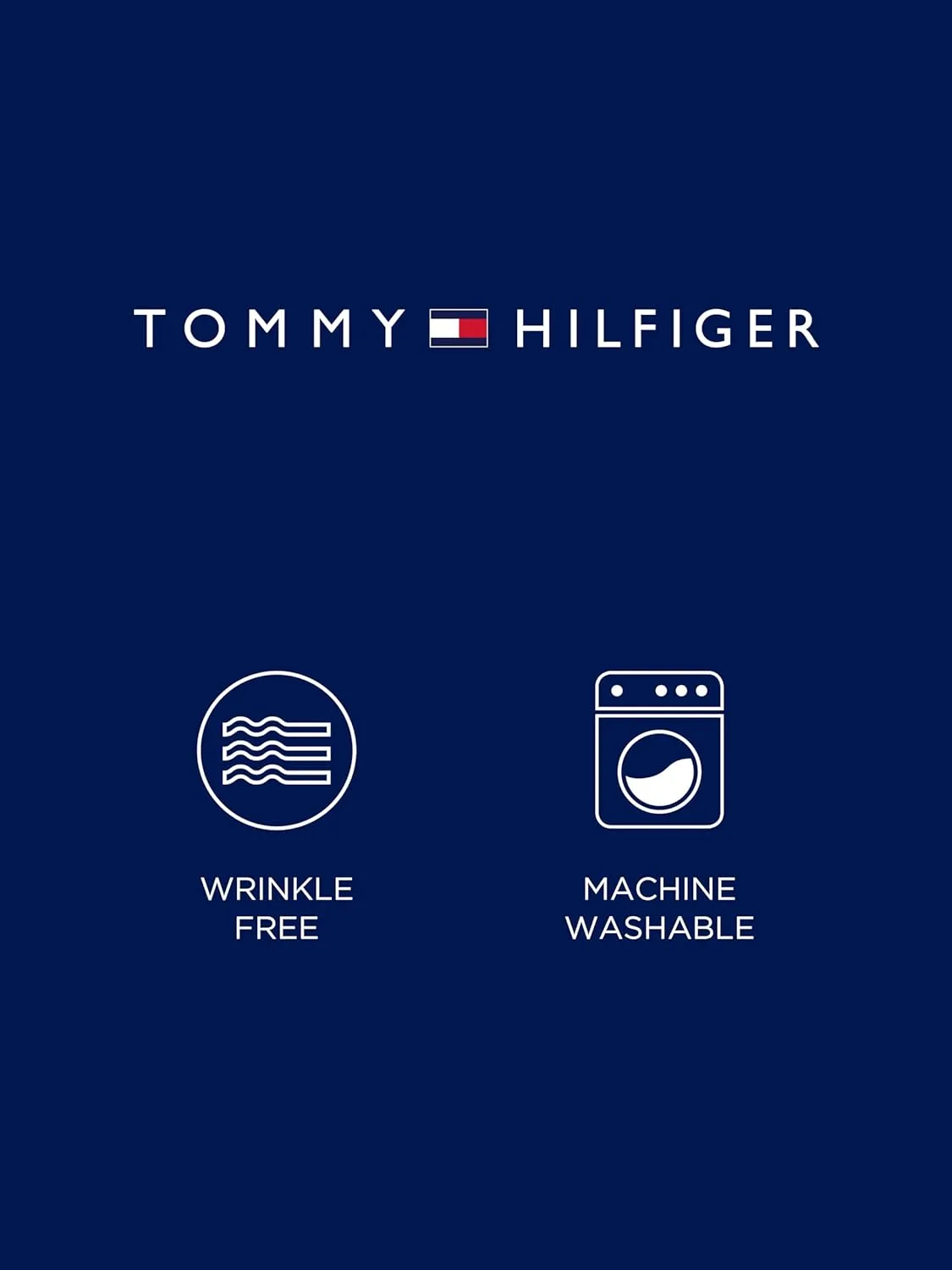 Tommy Hilfiger Men's Dress Shirt Slim Fit Non Iron Stripe
