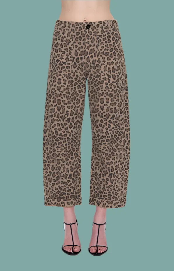 Modern Waist Multi-Purpose Wear Tori Barrel Jean - Feline