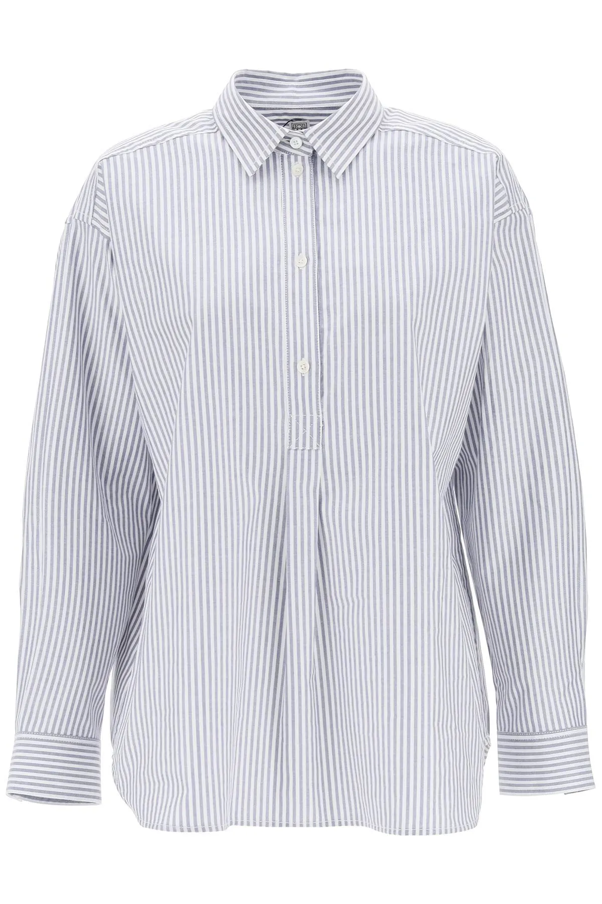 Toteme striped oxford shirt 241 WRT992 FB0072 BLUE WHITE