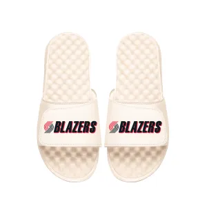 Trail Blazers Cream Slides