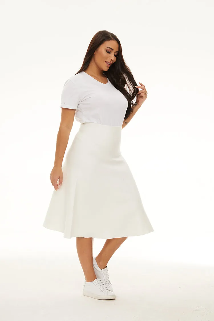 MM PURPLE LABEL - YR RND CREAM (PLUS SIZE) Fashion Combo Casual Comfort